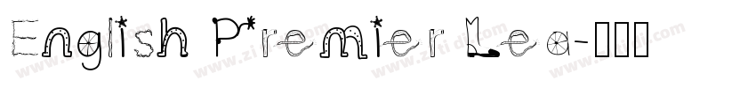 English Premier Lea字体转换